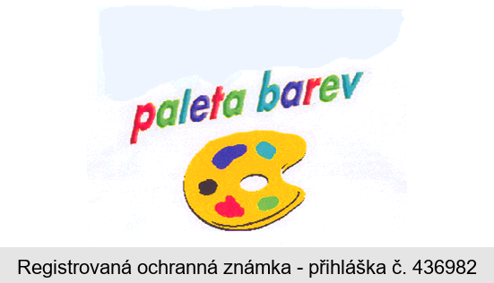 paleta barev