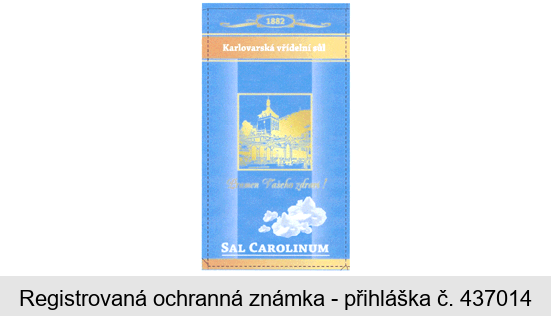 Karlovarská vřídelní sůl 1882 SAL CAROLINUM