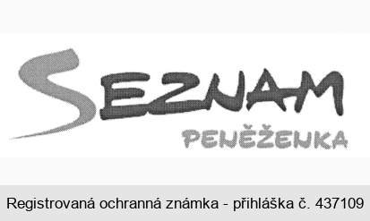 SEZNAM PENĚŽENKA
