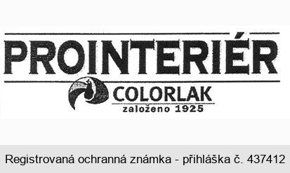 PROINTERIÉR COLORLAK založeno 1925