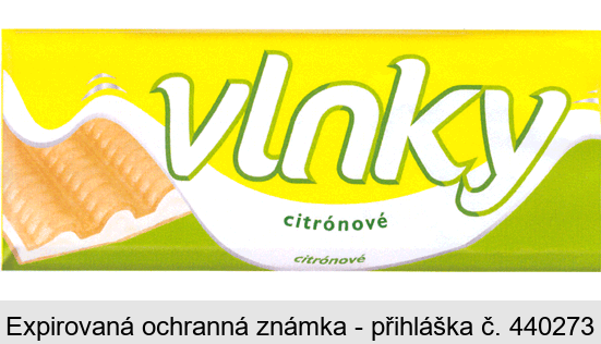 vlnky citrónové