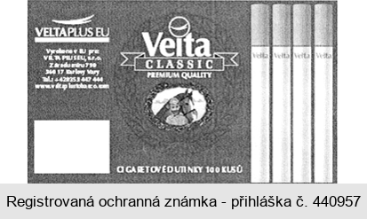 VELTAPLUS EU Velta CLASSIC PREMIUM QUALITY CIGARETOVÉ DUTINKY