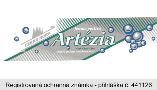 ČERNÁ HORA Artézia jemně perlivá PITNÁ VODA SYCENÁ S NÍZKÝM OBSAHEM MINERÁLNÍCH LÁTEK