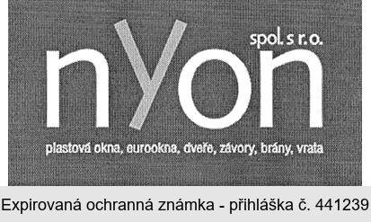 nyon spol. s r.o. plastová okna, eurookna, dveře, závory, brány, vrata