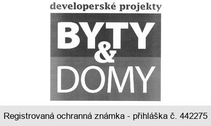 developerské projekty BYTY & DOMY