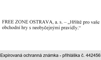 FREE ZONE OSTRAVA, a. s. - "Hřiště pro vaše obchodní hry s neobyčejnými pravidly."