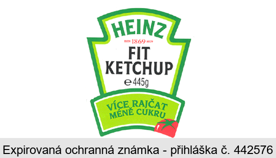 HEINZ 1869 FIT KETCHUP VÍCE RAJČAT MÉNĚ CUKRU