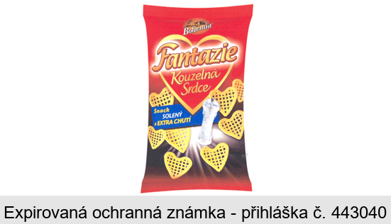 Bohemia Fantazie Kouzelná Srdce Snack SOLENÝ s EXTRA CHUTÍ