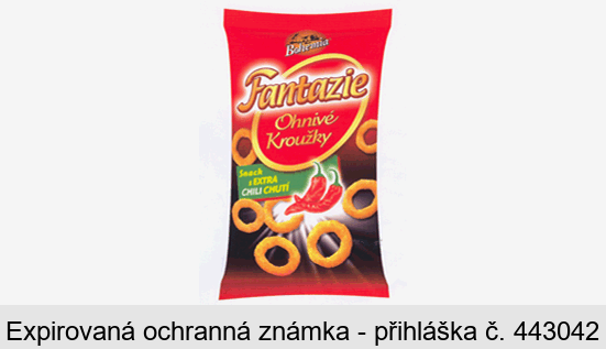 Bohemia Fantazie Ohnivé Kroužky Snack s EXTRA CHILI CHUTÍ