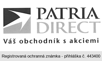 PATRIA DIRECT Váš obchodník s akciemi