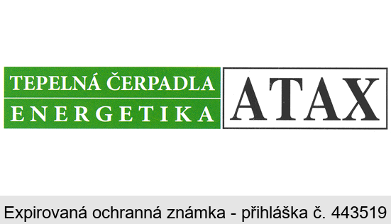 TEPELNÁ ČERPADLA ENERGETIKA ATAX