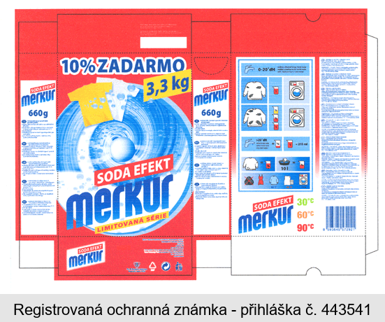 MERKUR SODA EFEKT  LIMITOVANÁ SÉRIE 10%ZADARMO 3,3 kg