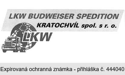 LKW BUDWEISER SPEDITION KRATOCHVÍL spol. s r. o.