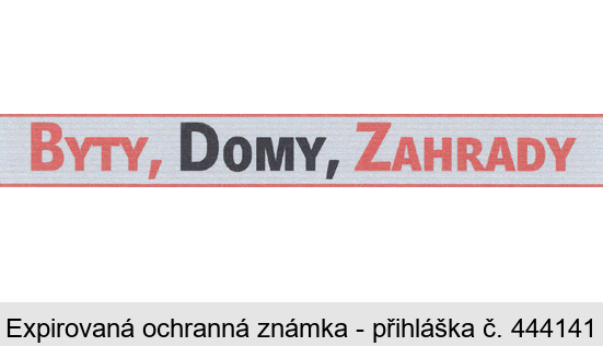 BYTY, DOMY, ZAHRADY