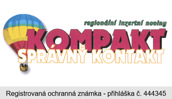 regionální inzertní noviny KOMPAKT SPRÁVNÝ KONTAKT