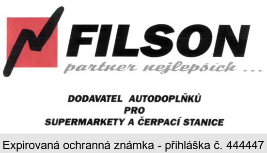 FILSON partner nejlepších . . .  DODAVATEL AUTODOPLŇKŮ PRO SUPERMARKETY A ČERPACÍ STANICE