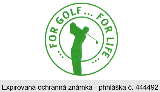 FOR GOLF FOR LIFE