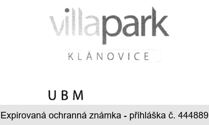 villapark KLÁNOVICE UBM