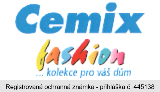 Cemix fashion ... kolekce pro váš dům