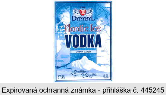 1918 DYNYBYL Nordic Ice VODKA DRINK COLD