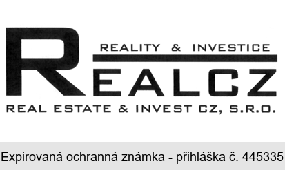 REALITY & INVESTICE REALCZ REAL ESTATE & INVEST CZ, S.R.O.