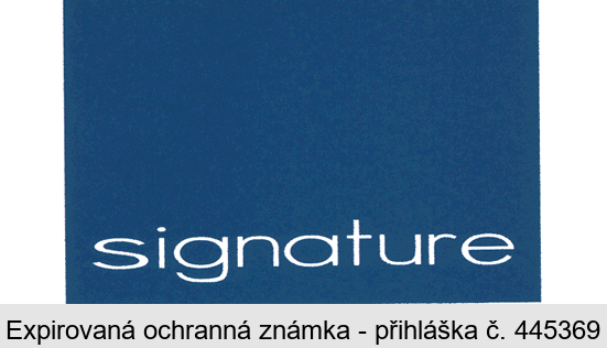 signature