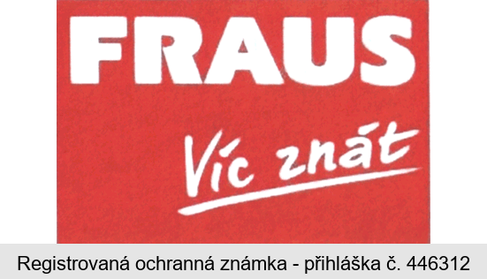 FRAUS Víc znát