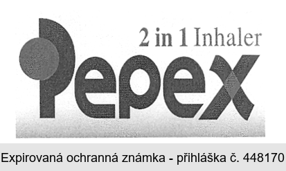 2 in 1 Inhaler Pepex