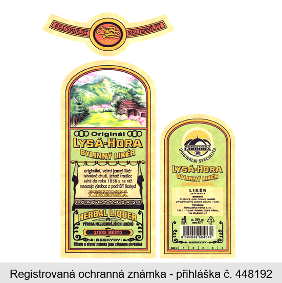 LYSÁ-HORA BYLINNÝ LIKÉR originální, velmi jemný likér lahodné chuti, jehož tradice sahá do roku 1856 a na níž navazuje výrobce z podhůří Beskyd HERBAL LIQUER