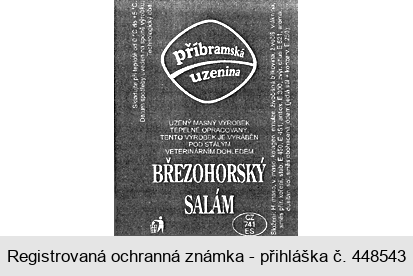 příbramská uzenina BŘEZOHORSKÝ SALÁM