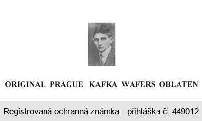 ORIGINAL PRAGUE KAFKA WAFERS OBLATEN