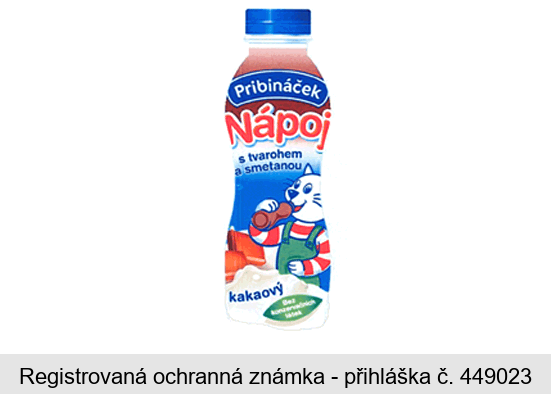 Pribináček Nápoj s tvarohem a smetanou