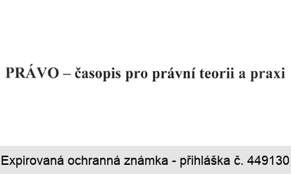 PRÁVO - časopis pro právní teorii a praxi