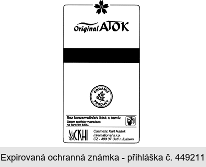 Original ATOK ORGANIC PRODUCT CKHI