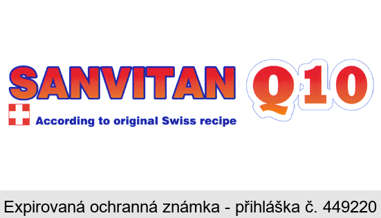 SANVITAN Q10 According to original Swiss recipe