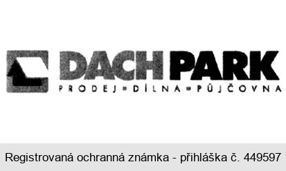 DACHPARK PRODEJ. DÍLNA. PŮJČOVNA