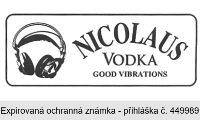 NICOLAUS VODKA GOOD VIBRATIONS