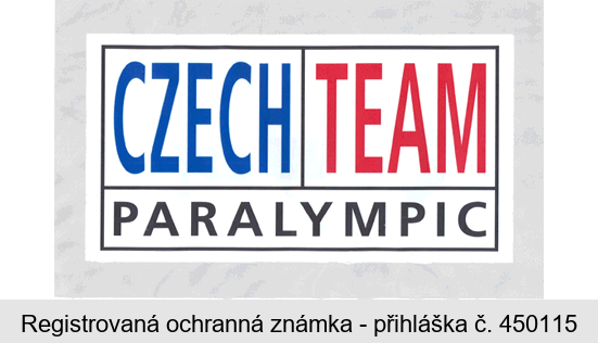 CZECH TEAM PARALYMPIC