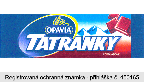 OPAVIA TATRANKY ČOKOLÁDOVÉ