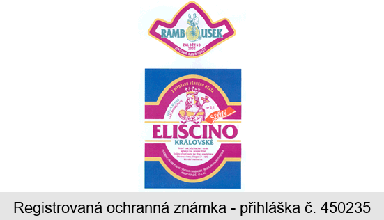 RAMBOUSEK ZALOŽENO 2002 PIVOVAR RAMBOUSEK Z PIVOVARU VĚNNÉHO MĚSTA ELIŠČINO KRÁLOVSKÉ