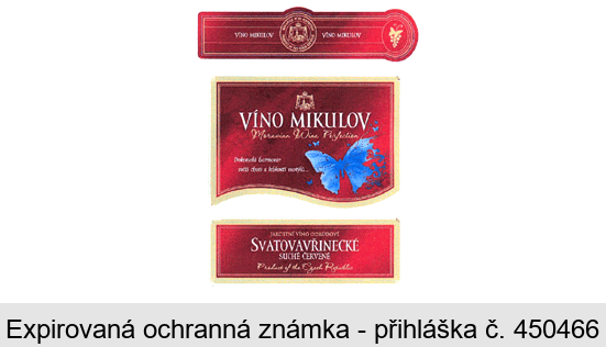 VÍNO MIKULOV Moravia Wine Perfection SVATOVAVŘINECKÉ