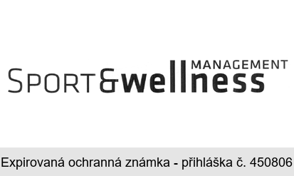 SPORT & wellness MANAGEMENT