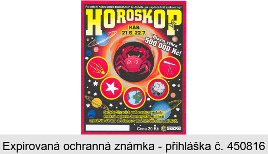 HOROSKOP RAK sazka