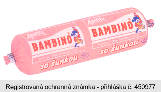 Apetito BAMBINO so šunkou