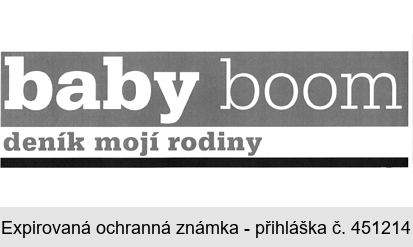 baby boom deník mojí rodiny