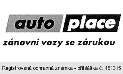 auto place zánovní vozy se zárukou