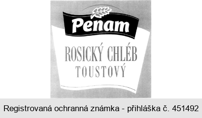 Penam ROSICKÝ CHLÉB TOUSTOVÝ