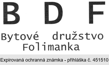 BDF Bytové družstvo Folimanka