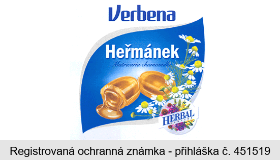 Verbena Heřmánek Matricaria chamomilla HERBAL COMPLEX