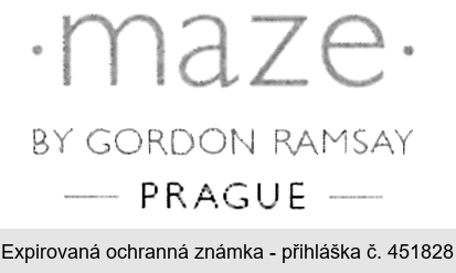 maze BY GORDON RAMSAY PRAGUE